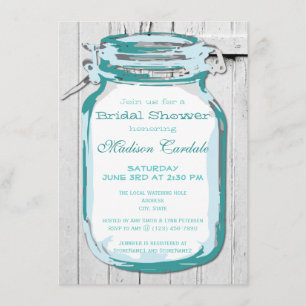Invitaciones nupciales de madera de la ducha de