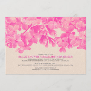 Invitaciones nupciales florales de la ducha de las