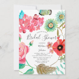Invitaciones nupciales salvajes de la primavera el