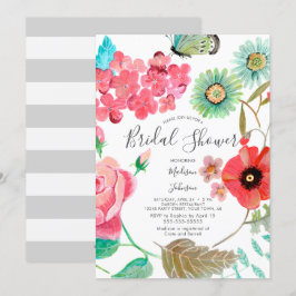 Invitaciones nupciales salvajes de la primavera el