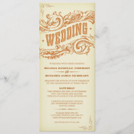 Invitaciones occidentales elegantes de la boda
