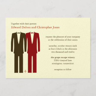 Invitaciones otoñales de Gay Do the Math Light