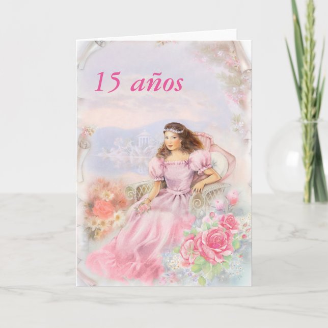 invitaciones para 15 Años fiesta (Anverso)