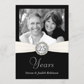Invitaciones para 25 Aniversario - Foto Personaliz
