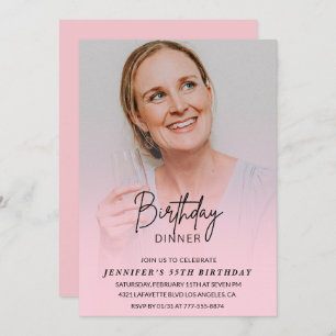 Invitaciones para 55 años de cumpleaños Foto de cu