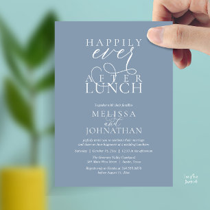 Invitaciones para Almuerzo de Boda, Felices por Si