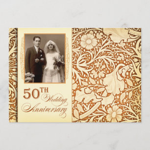 Invitaciones para aniversario de bodas de oro núme