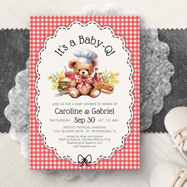 Invitaciones para Baby-Q Couples BBQ Picnic Baby S (Subido por el creador)