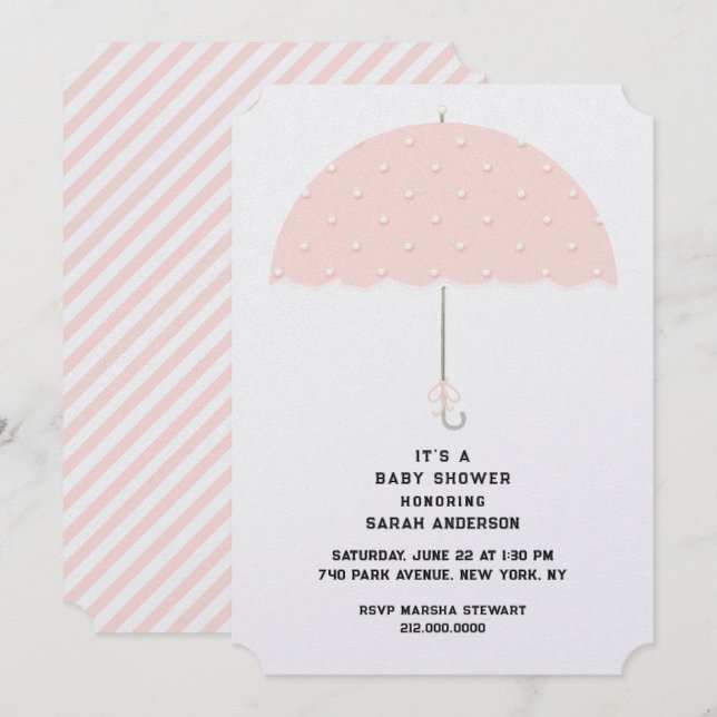 Invitaciones para Baby Shower (Anverso / Reverso)