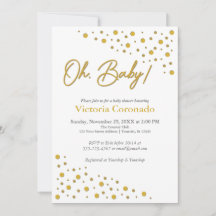 Invitaciones para Baby Shower Baby Steps