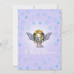Invitaciones para Baby Shower Cute Fairy y Bebé