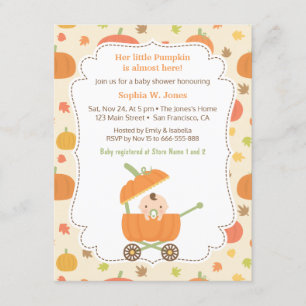 Invitaciones para Baby Shower de Cochecito de Cala