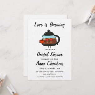 invitaciones para baby shower de "el amor está en 