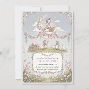 invitaciones para baby shower de mamá gansa