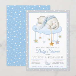 Invitaciones para Baby Shower de Niño Elefante Est