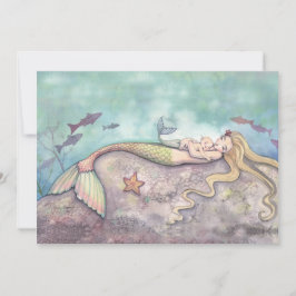 Invitaciones para Baby Shower de Sirena Nanas