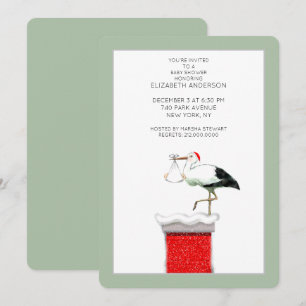 Invitaciones para baby shower en diciembre