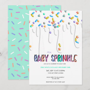 Invitaciones para Baby Sprinkle