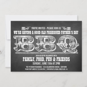 Invitaciones para Barbacoa del Día del Padre en Pi