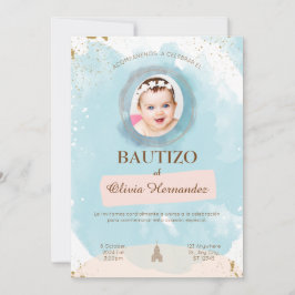 Invitaciones para Bautizo