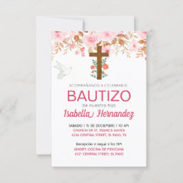 Invitaciones para Bautizo
