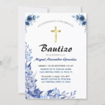 Invitaciones para Bautizo