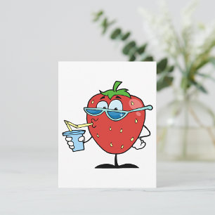 Invitaciones para beber fresas