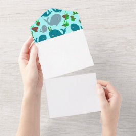 Invitaciones para bebés hechas a mano por Sea Drea