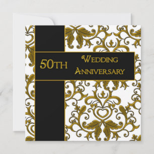 Invitaciones para Bodas de Oro