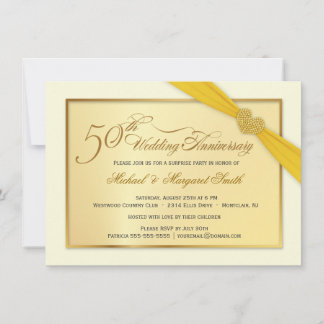 Invitaciones para Bodas de Oro 50 Aniversario de B