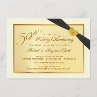 Invitaciones para Bodas de Oro número 50
