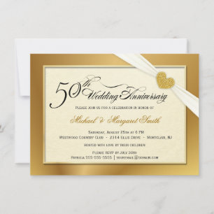 Invitaciones para Bodas de Oro número 50