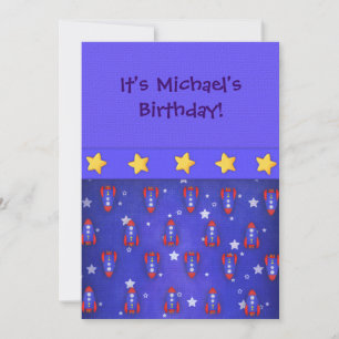 Invitaciones para buques de cohetes