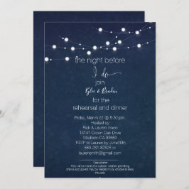 Invitaciones para Cena de Ensayo/ Fiesta/ Invitaci