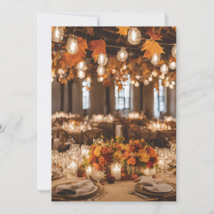 invitaciones para cenas de ensayo de caída en amor