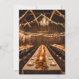 invitaciones para cenas de ensayo de caída en amor