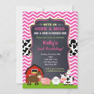 Invitaciones para Chica a la fiesta de cumpleaños