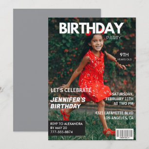 invitaciones para cumpleaños 9 para ella Portada d