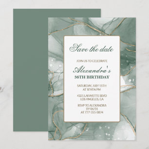 invitaciones para cumpleaños número 36 Guarde la f