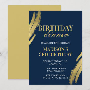 invitaciones para cumpleaños número 3 Cena de cump