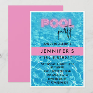 invitaciones para cumpleaños número 3 Fiesta en la