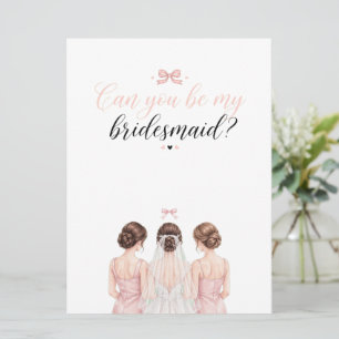 Invitaciones para dama de honor - propuesta de dam