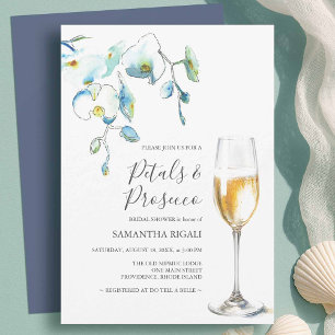 Invitaciones para Despedida de Soltera con Pétalos
