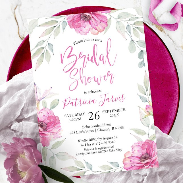 Invitaciones para Despedida de Soltera Corona Flor (Subido por el creador)