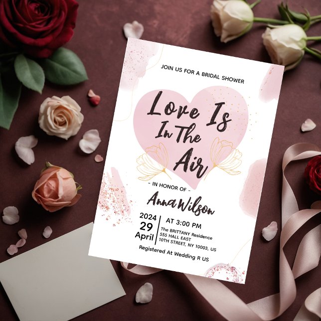 Invitaciones para Despedida de Soltera: El Amor Es (Subido por el creador)