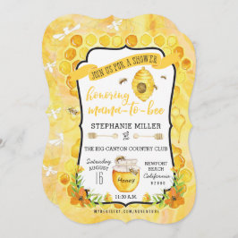 Invitaciones para ducha Bee Baby