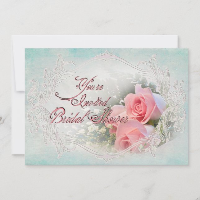 Invitaciones para duchas de novias - Delicados Ros (Anverso)