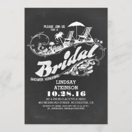 invitaciones para duchas de novias en la playa de