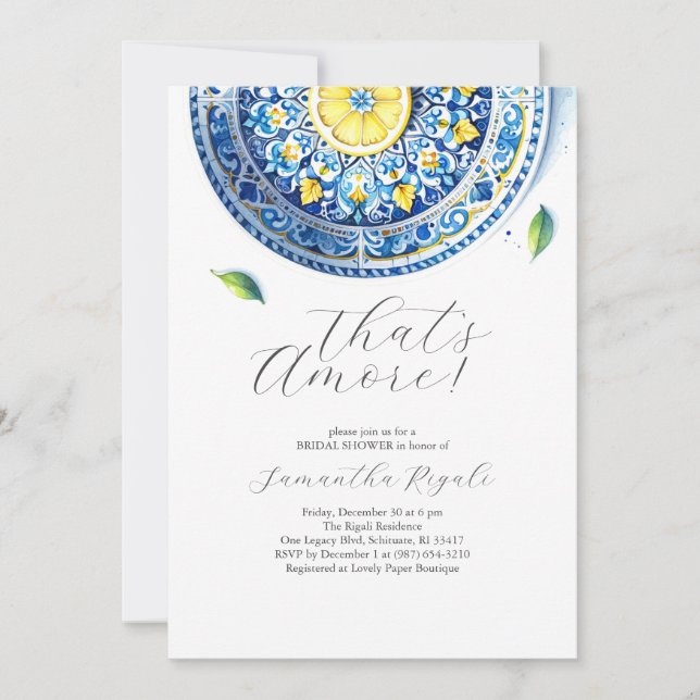 Invitaciones para duchas nupciales que son más tem (Anverso)