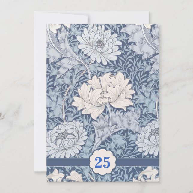 invitaciones para el 25º aniversario del boda de l (Anverso)
